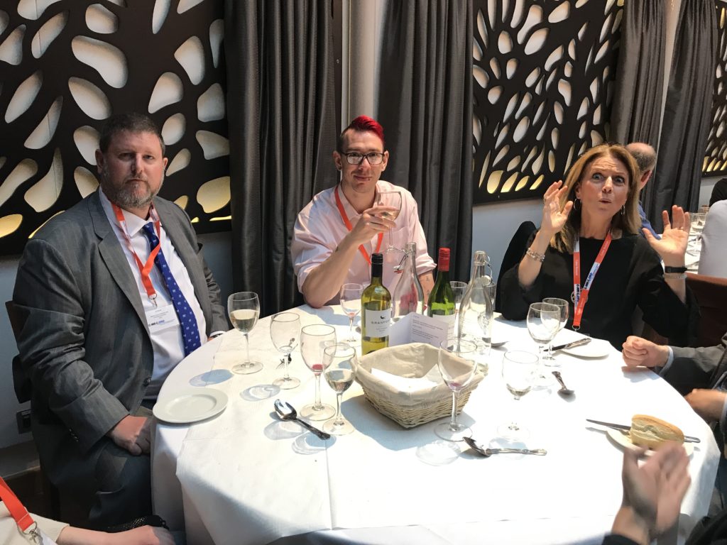 Delegates enjoying the conference dinner